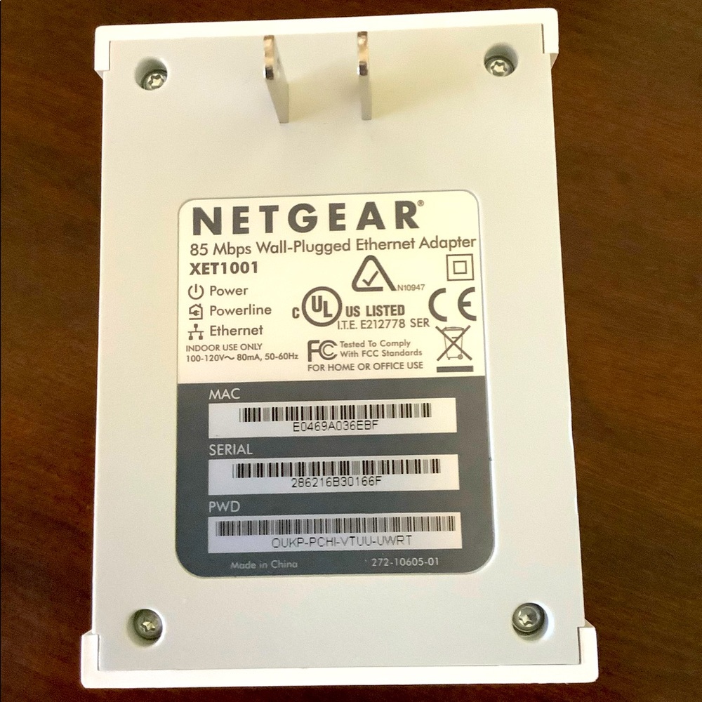 NETGEAR Xet1001 Powerline Network Adapter - Picture 7 of 7
